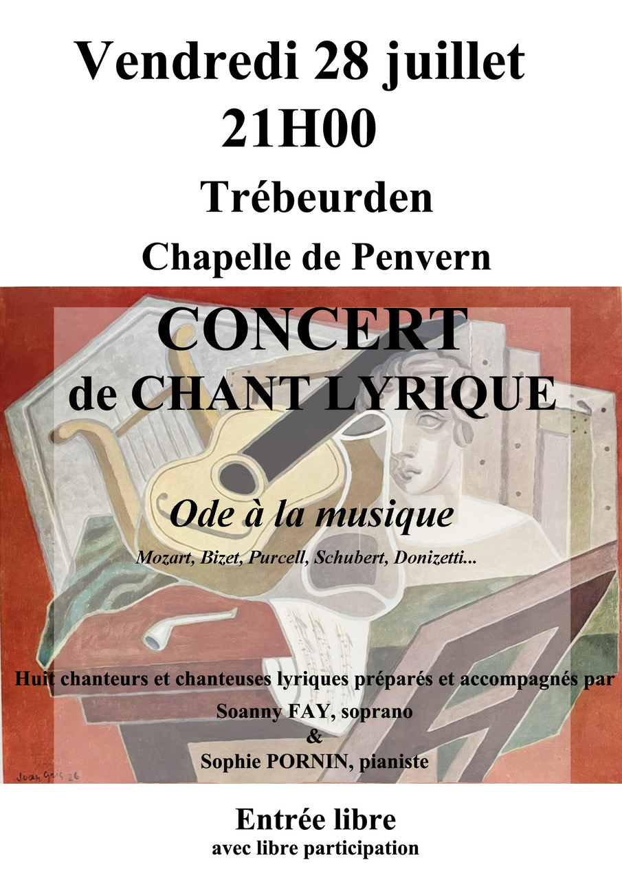 Concert « Ode à la musique » le 28/07/2023