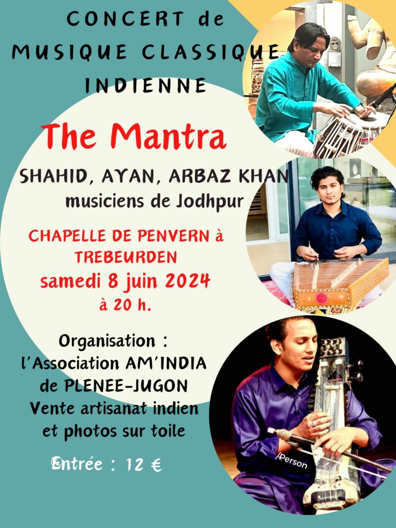 ANNONCE : Concert « The Mantra » le 8 juin 2024 à 20h