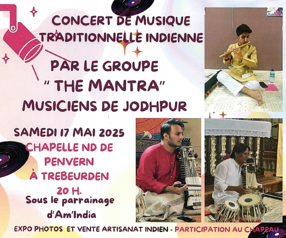 ANNONCE CONCERT : « The Mantra » le samedi 17/05/2025 à 20h